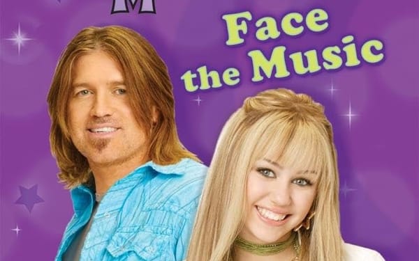 Cover from Hannah Montana Face the Music chapter book.