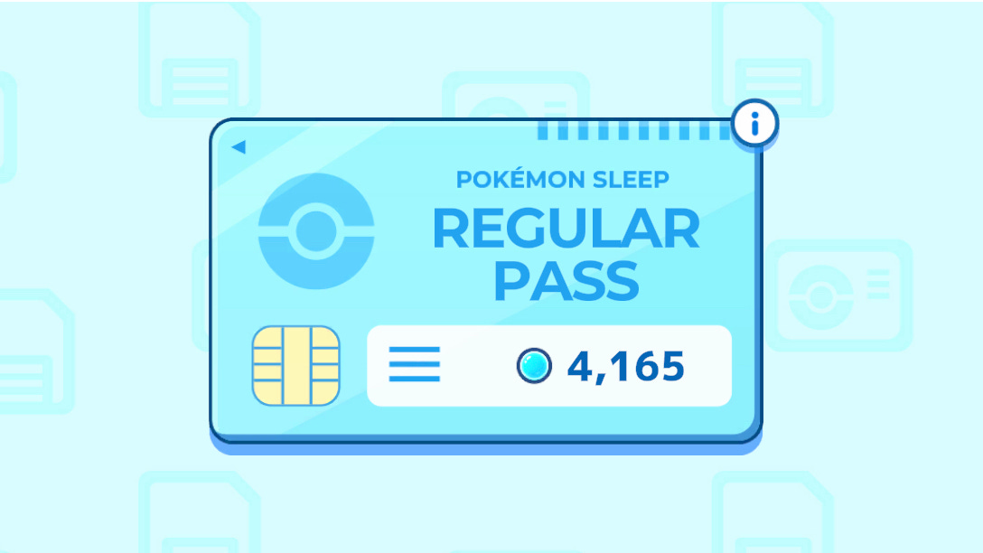 In-game art of the Pokémon Sleep Regular Pass.