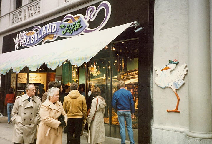 Babyland on Fifth at Christmas 2001