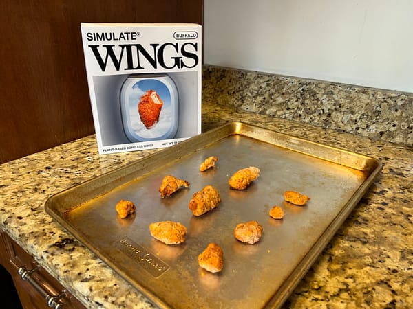 Simulate Wings on a baking sheet.