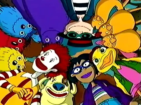 A clip of Ronald McDonald and his friends from The Wacky Adventures of Ronald McDonald.