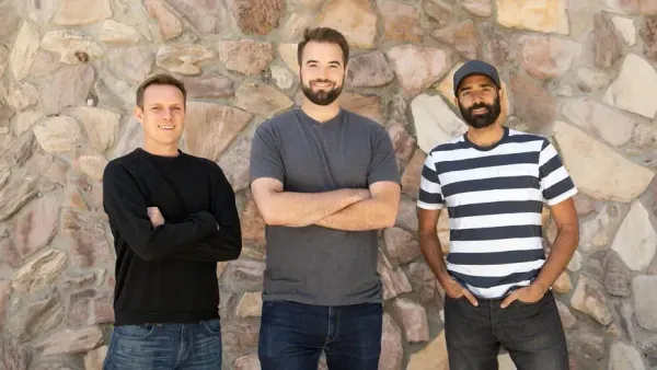 Substack co-founders Hamish McKenzie, Chris Best, and Jairaj Sethi.