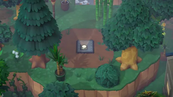 The hatch from LOST recreated in Animal Crossing.