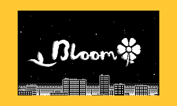 Bloom title screen.